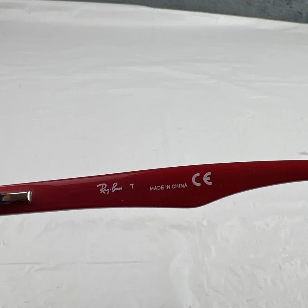 RAY BAN Kids RB1531 3592 Burgundy Eyeglasses 46-16-125 - Flex Frames Only